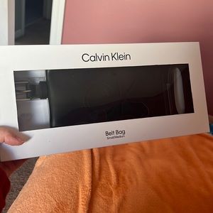 NEW UNOPENED Calvin Klein Leather Belt Bag